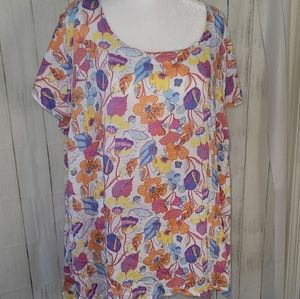 cynthia rowley floral top nwt